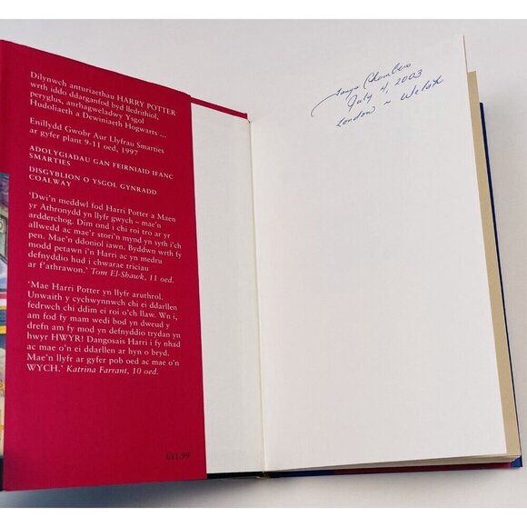 Harry Potter Harri Potter a Maen yr Athronydd by J. K. Rowling 1st Welsh Ed 2003 - Picture 2 of 12